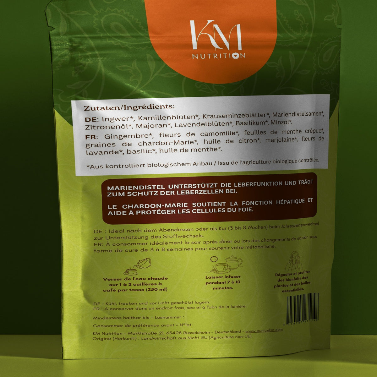 Detox Shot Tisane Bio - Ingrédients, Drainage Hépatique et Conseils d’Utilisation
