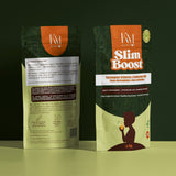 Slim Boost Tisane Thermogénique - Packshot Studio Duo Face et Dos